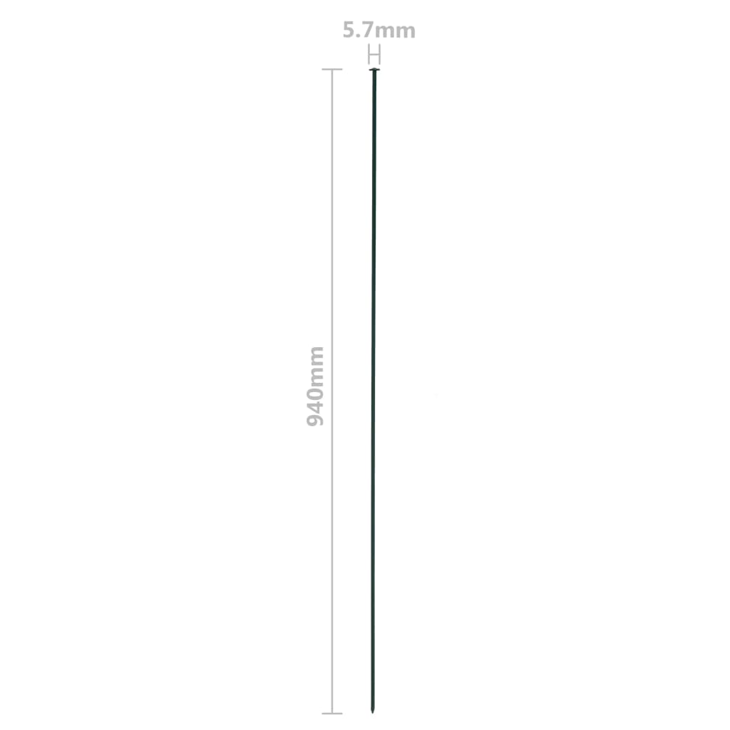 Gartenzaun Set 77,5x64 cm Grün