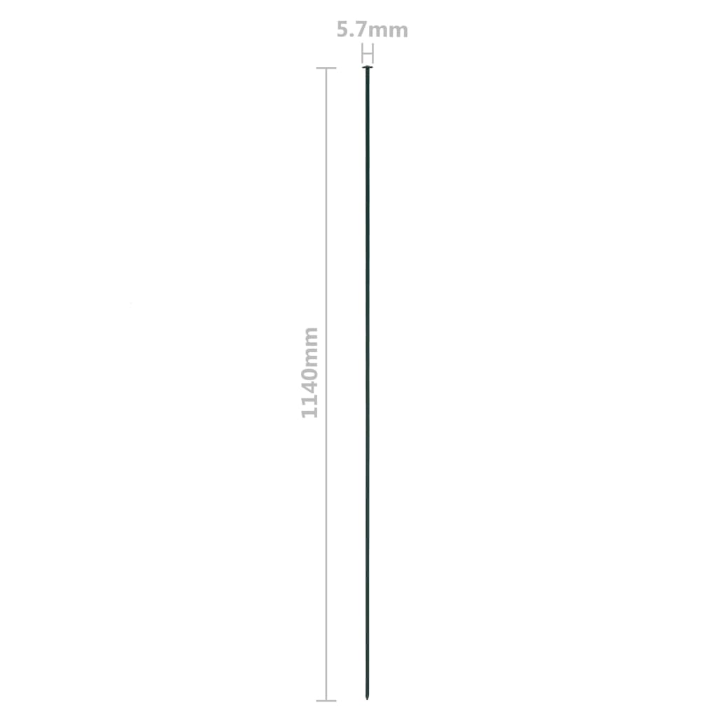 Gartenzaun Set 115x79 cm Grün