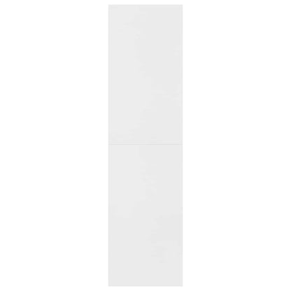 Bücherregal/Raumteiler Weiß 155x24x160 cm Holzwerkstoff