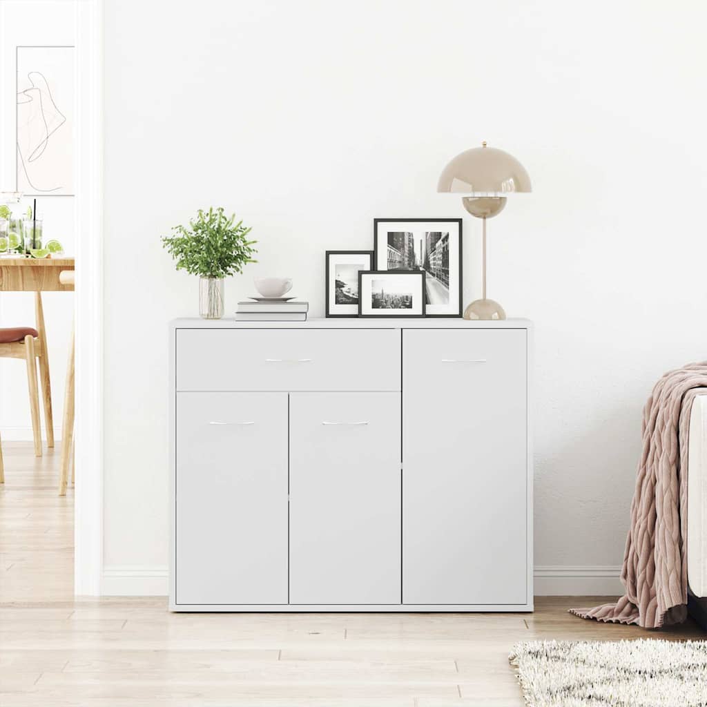 Sideboard Weiß 88x30x70 cm Holzwerkstoff