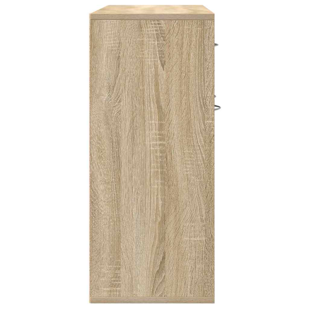 Sideboard Sonoma-Eiche 88x30x70 cm Holzwerkstoff