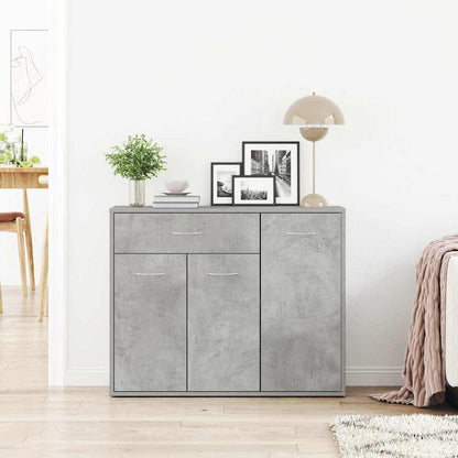 Sideboard Betongrau 88x30x70 cm Holzwerkstoff