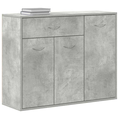 Sideboard Betongrau 88x30x70 cm Holzwerkstoff