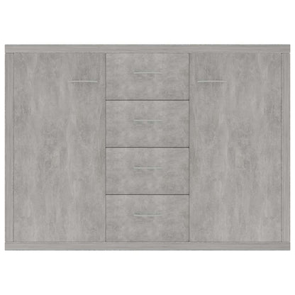 Sideboard Betongrau 88x30x65 cm Holzwerkstoff