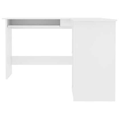 Eckschreibtisch in L-Form Weiß 120x140x75 cm Holzwerkstoff