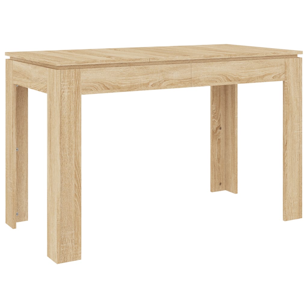 Table à manger chêne Sonoma 120x60x76 cm matériau bois