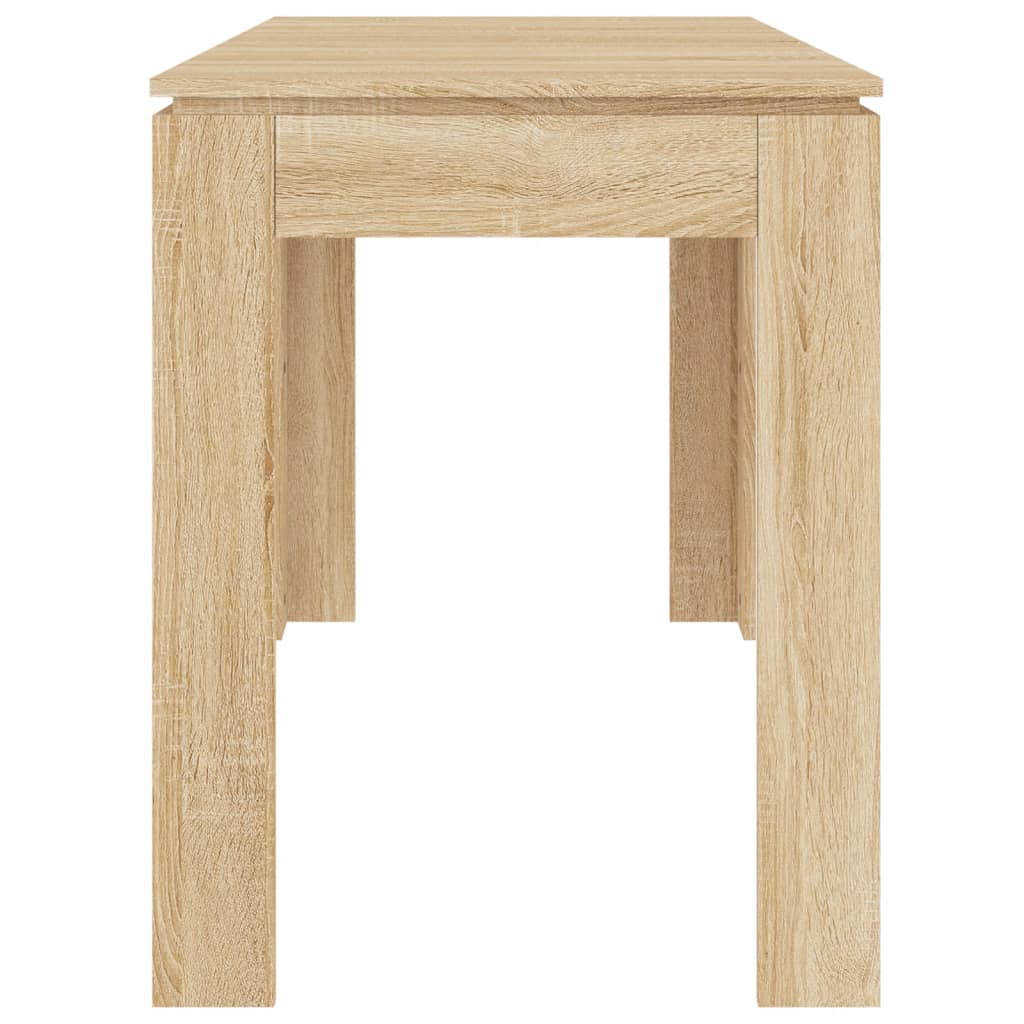 Table à manger chêne Sonoma 120x60x76 cm matériau bois