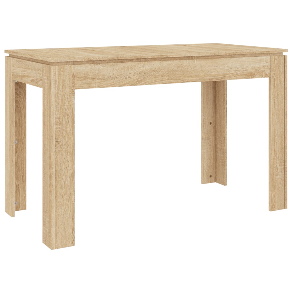 Table à manger chêne Sonoma 120x60x76 cm matériau bois