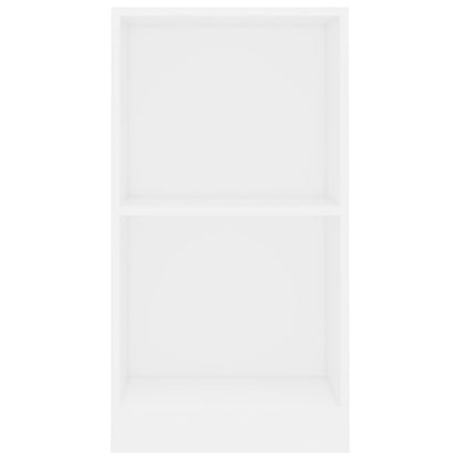 Bücherregal Weiß 40x24x75 cm Holzwerkstoff