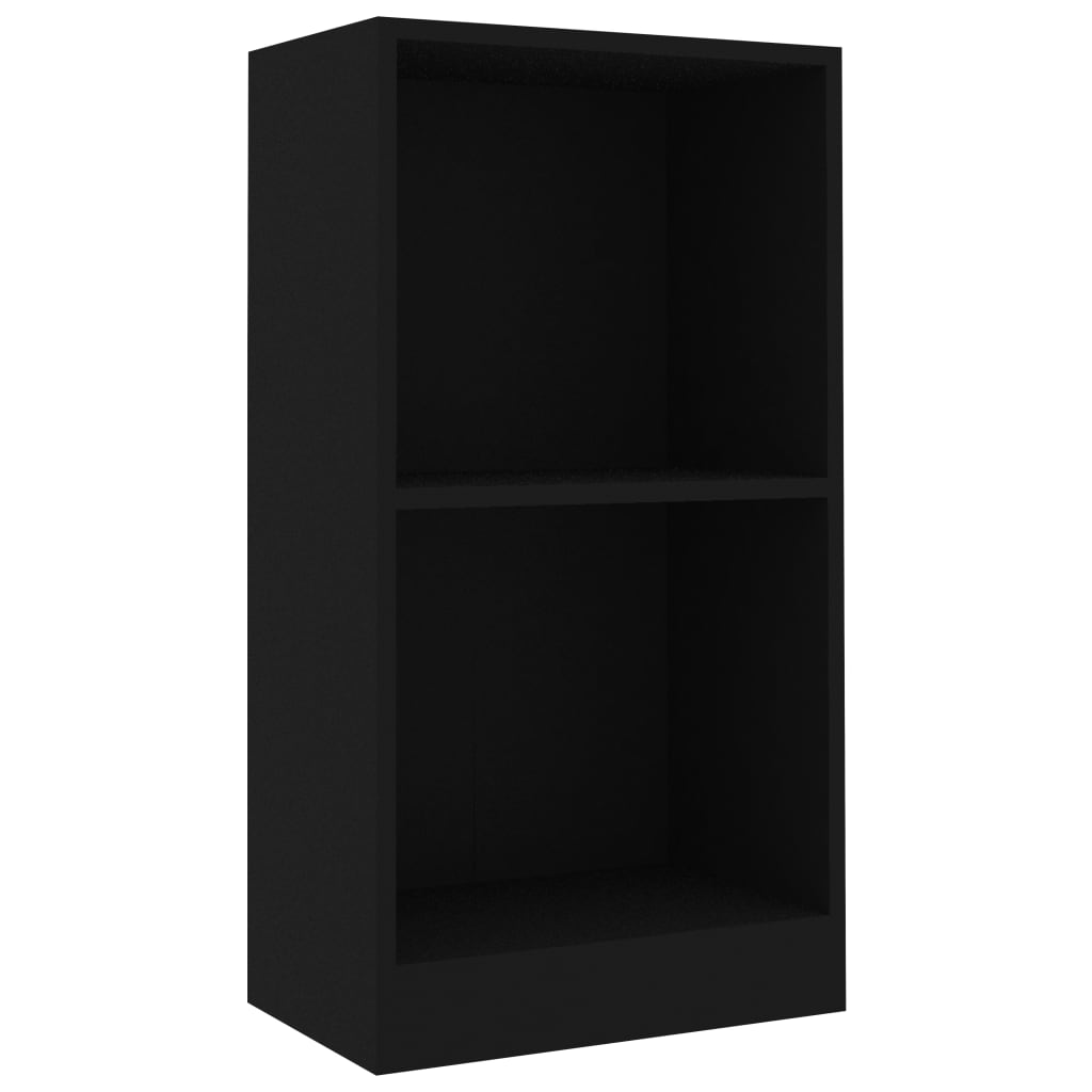 Bibliothèque noire 40x24x75 cm en bois
