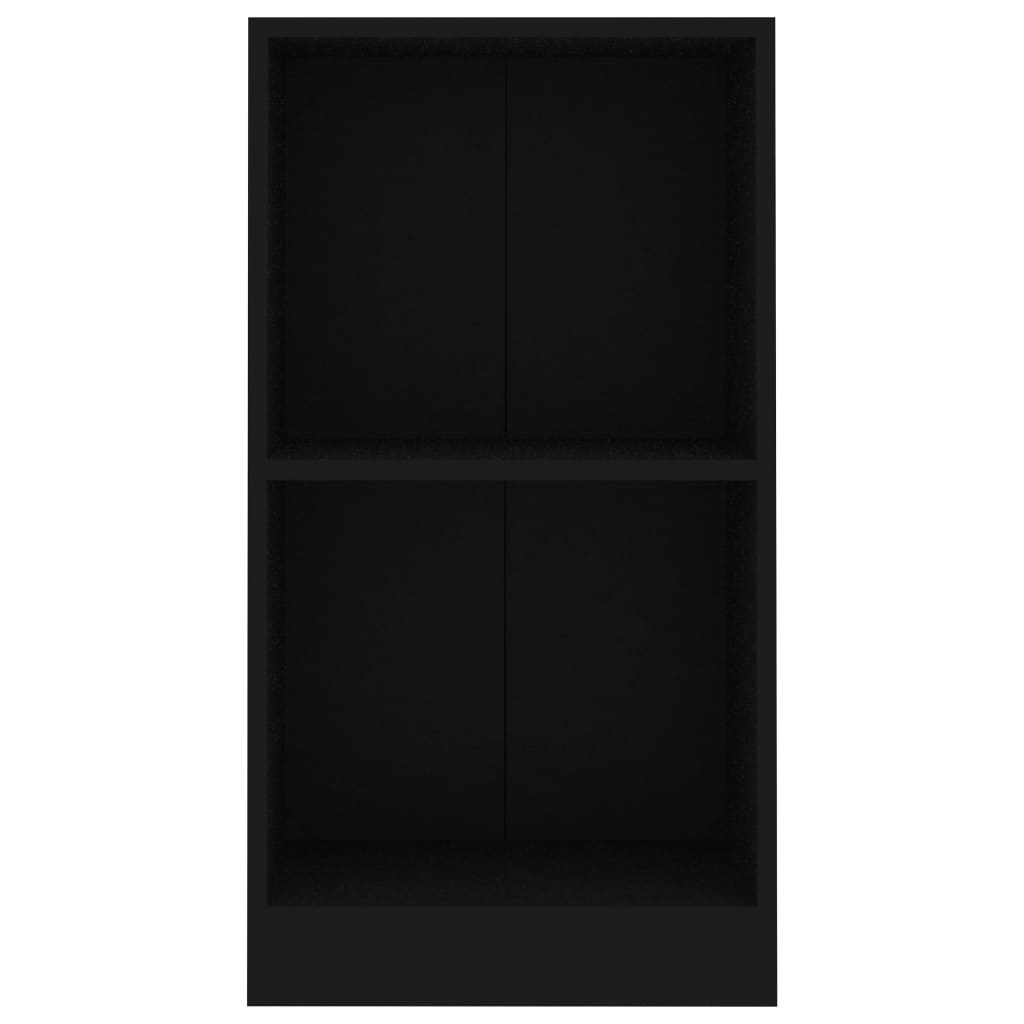 Bibliothèque noire 40x24x75 cm en bois