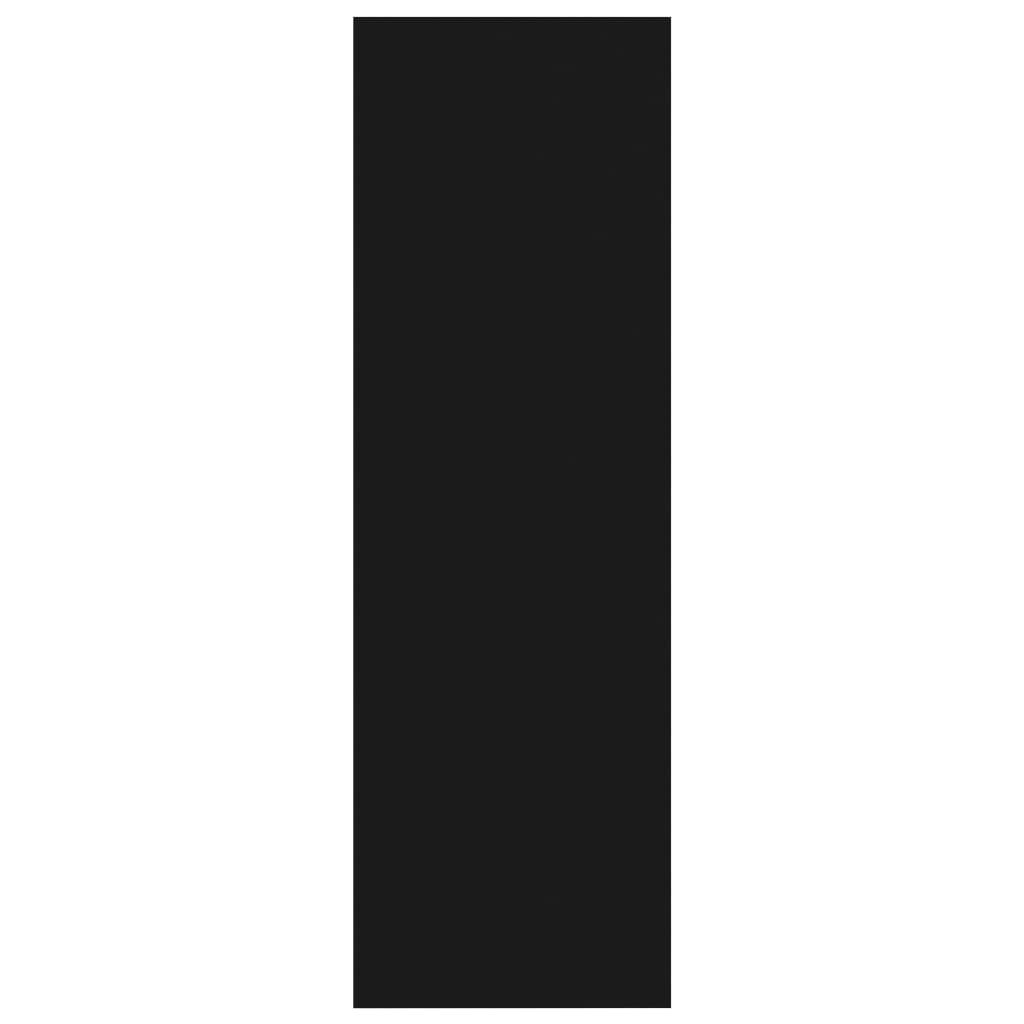 Bibliothèque noire 40x24x75 cm en bois