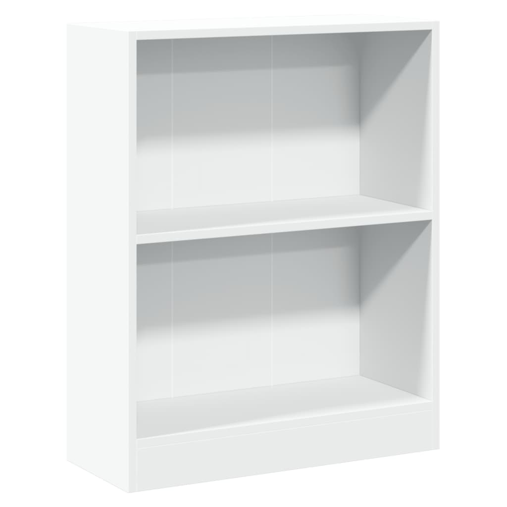 Bibliothèque blanche 60x24x76 cm matériau bois