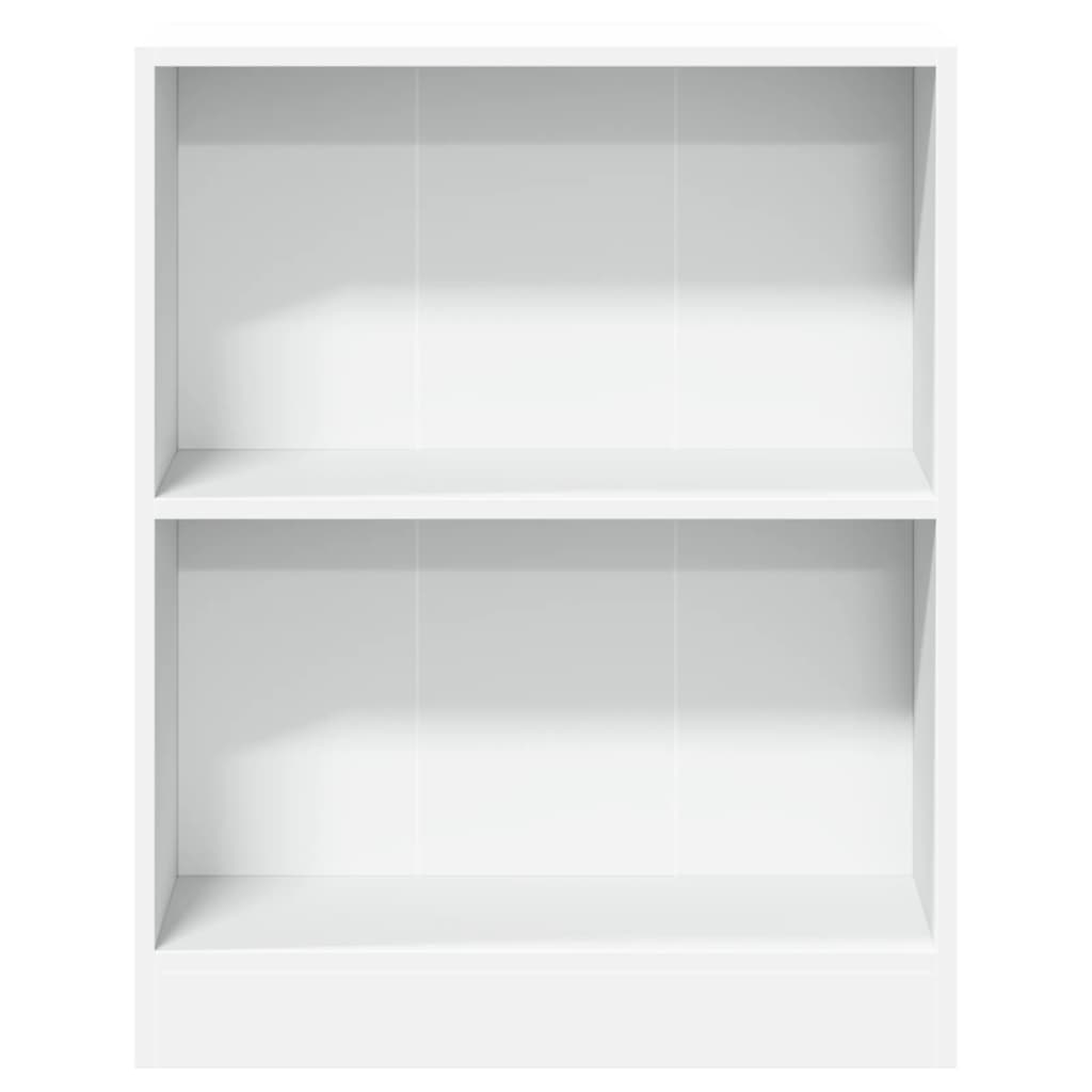 Bibliothèque blanche 60x24x76 cm matériau bois