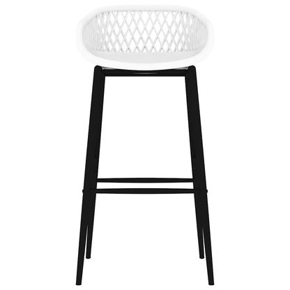 Barhocker 2 Stk. Weiß