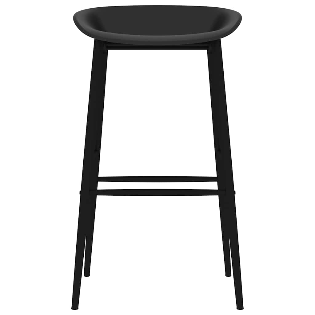 Barhocker 2 Stk. Schwarz