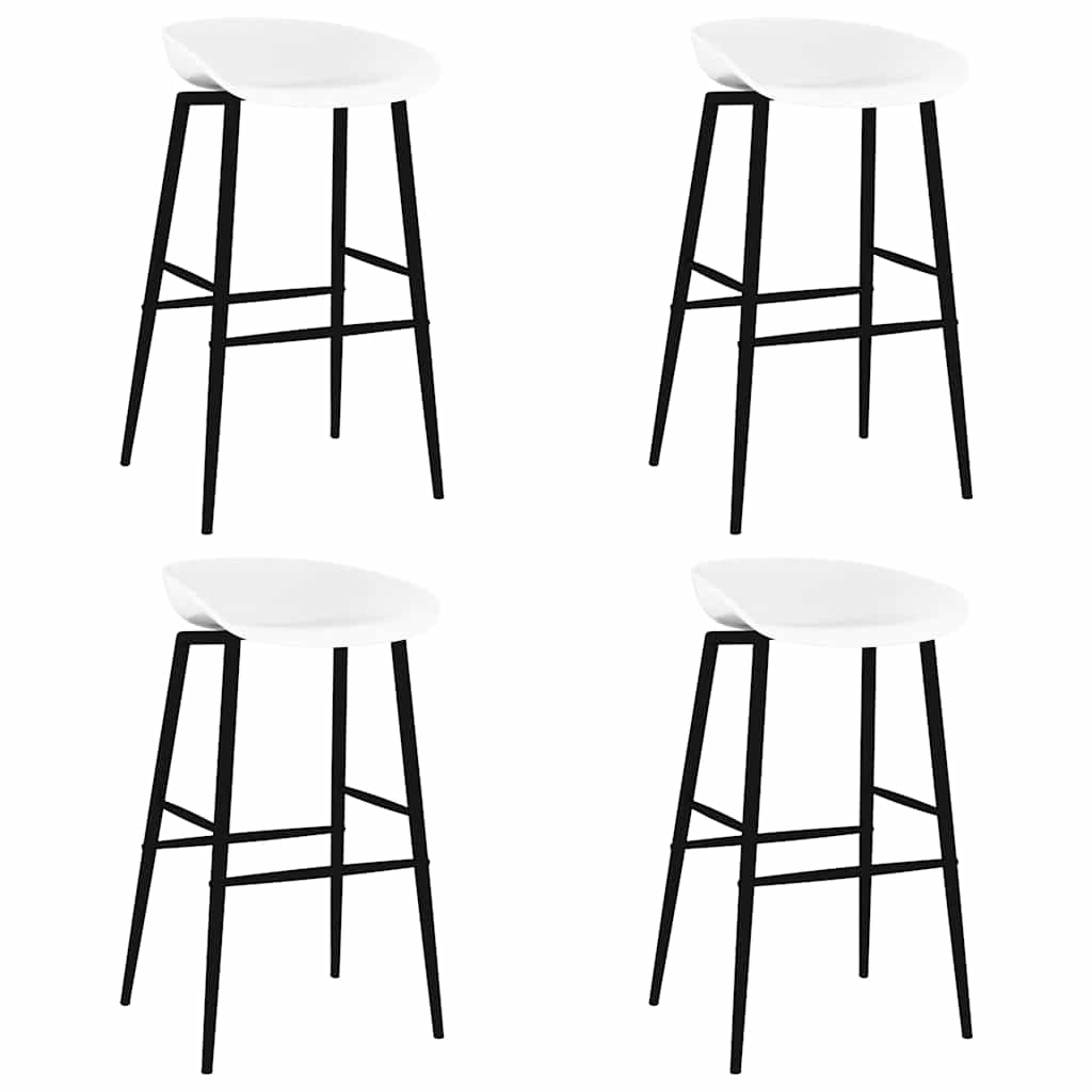 Barhocker 4 Stk. Weiß