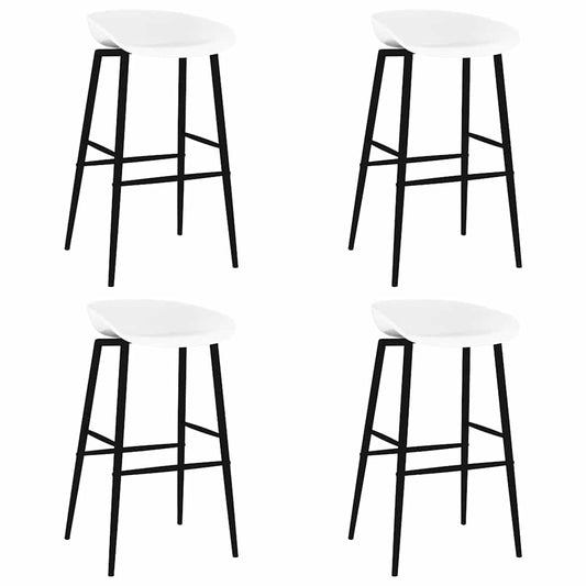 Barhocker 4 Stk. Weiß