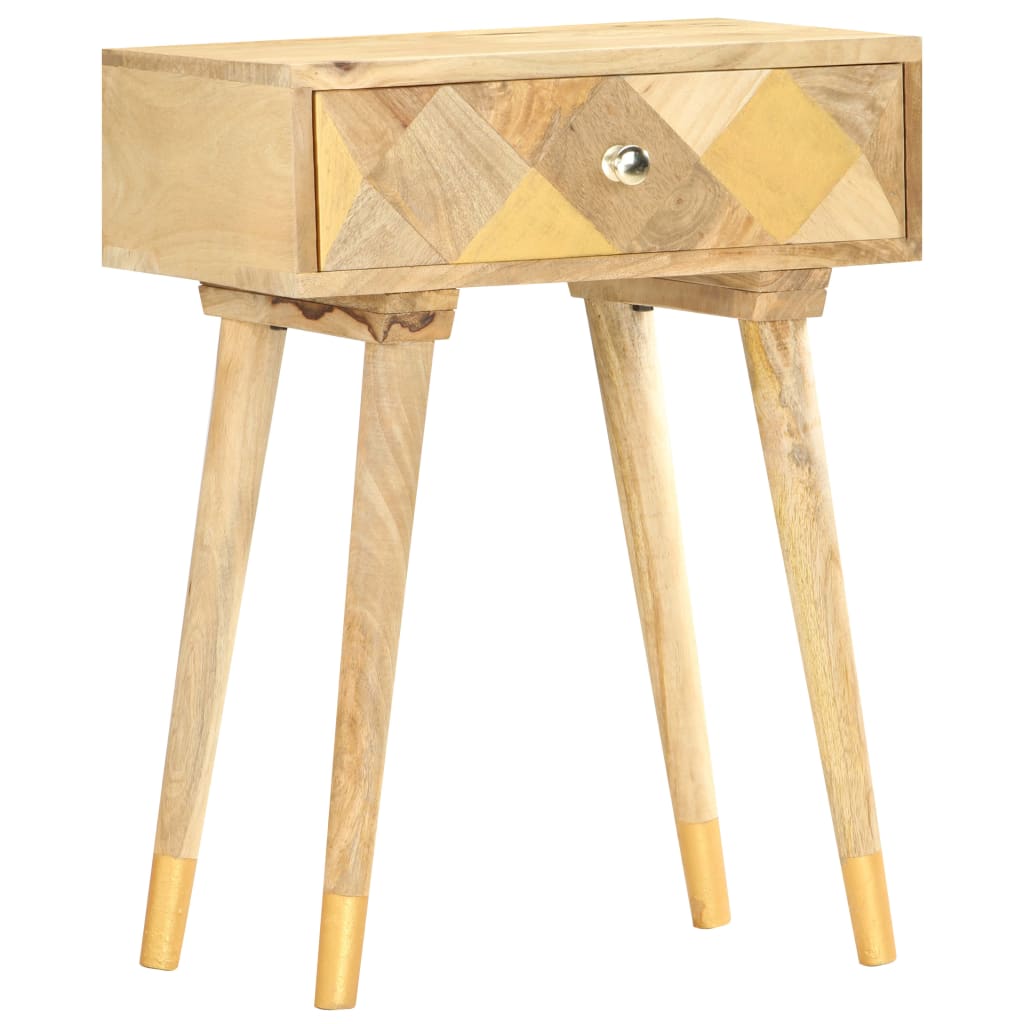 Nachttisch 43x30x58 cm Massivholz Mango