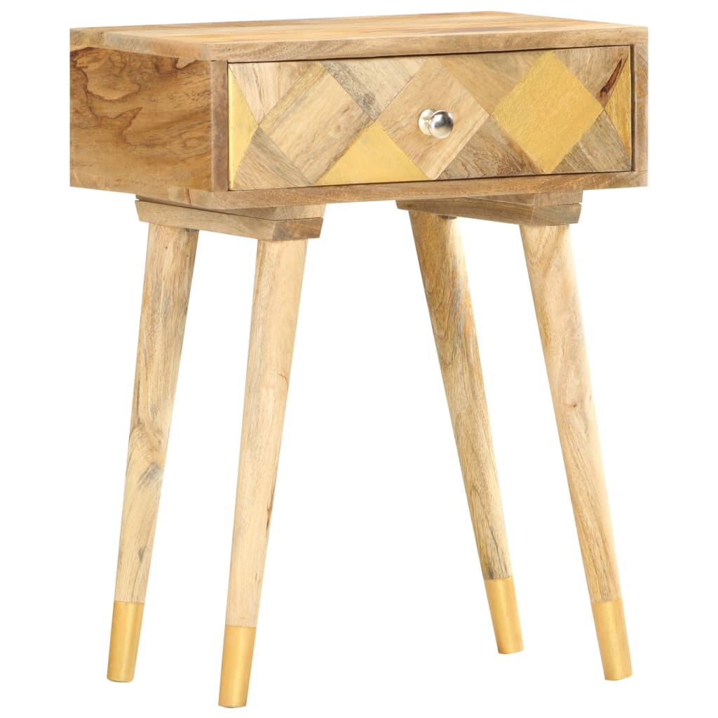 Nachttisch 43x30x58 cm Massivholz Mango