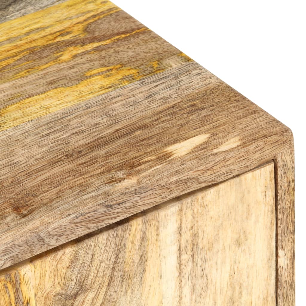 Table basse 90 x 55 x 40 cm en bois de manguier massif