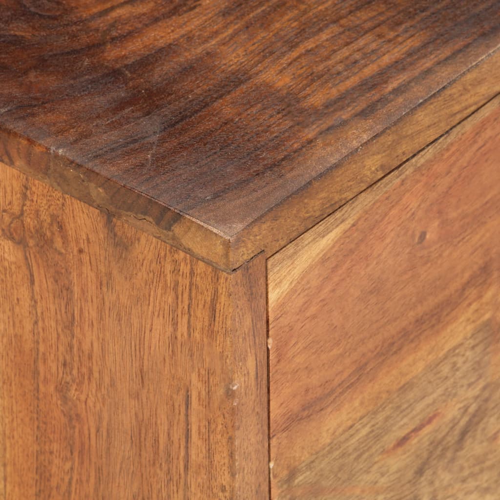 Couchtisch 90 x 55 x 40 cm Massivholz Akazie