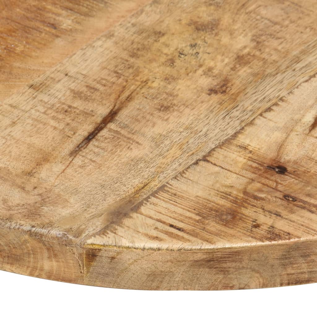 Tischplatte Massivholz Mango Rund 25-27 mm 40 cm