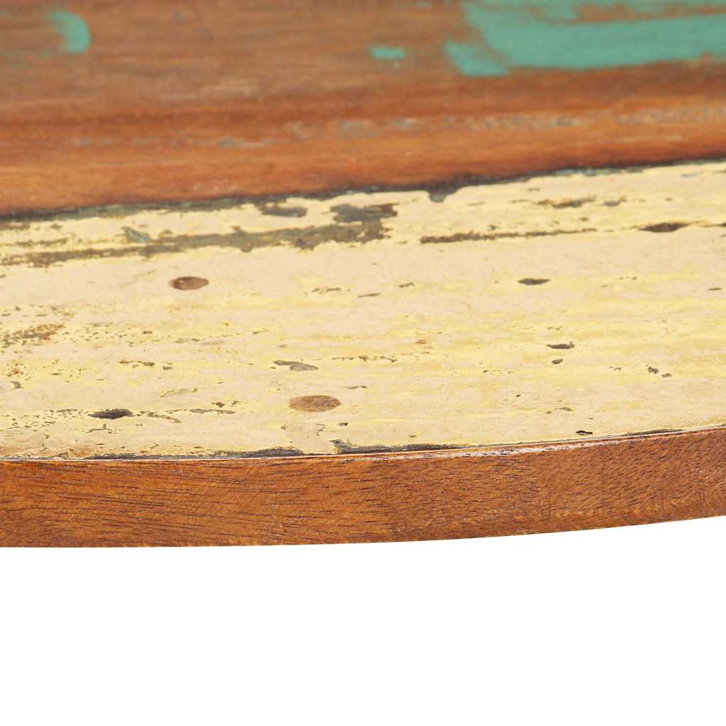 Tischplatte Rund 40 cm 15-16 mm Altholz Massiv