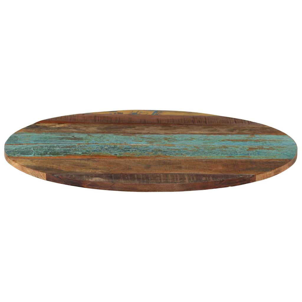 Tischplatte Rund 60 cm 15-16 mm Altholz Massiv
