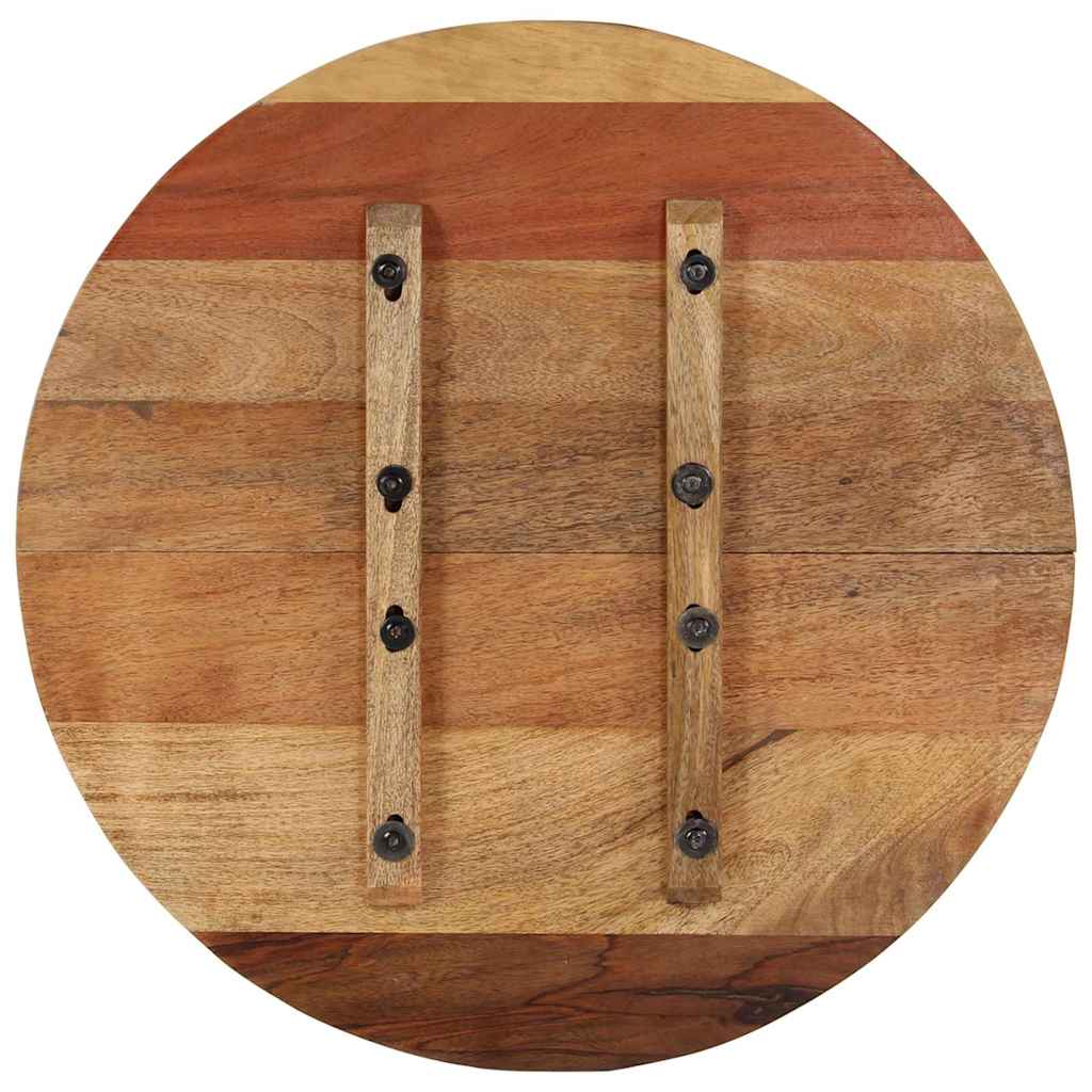 Tischplatte Rund 60 cm 15-16 mm Altholz Massiv