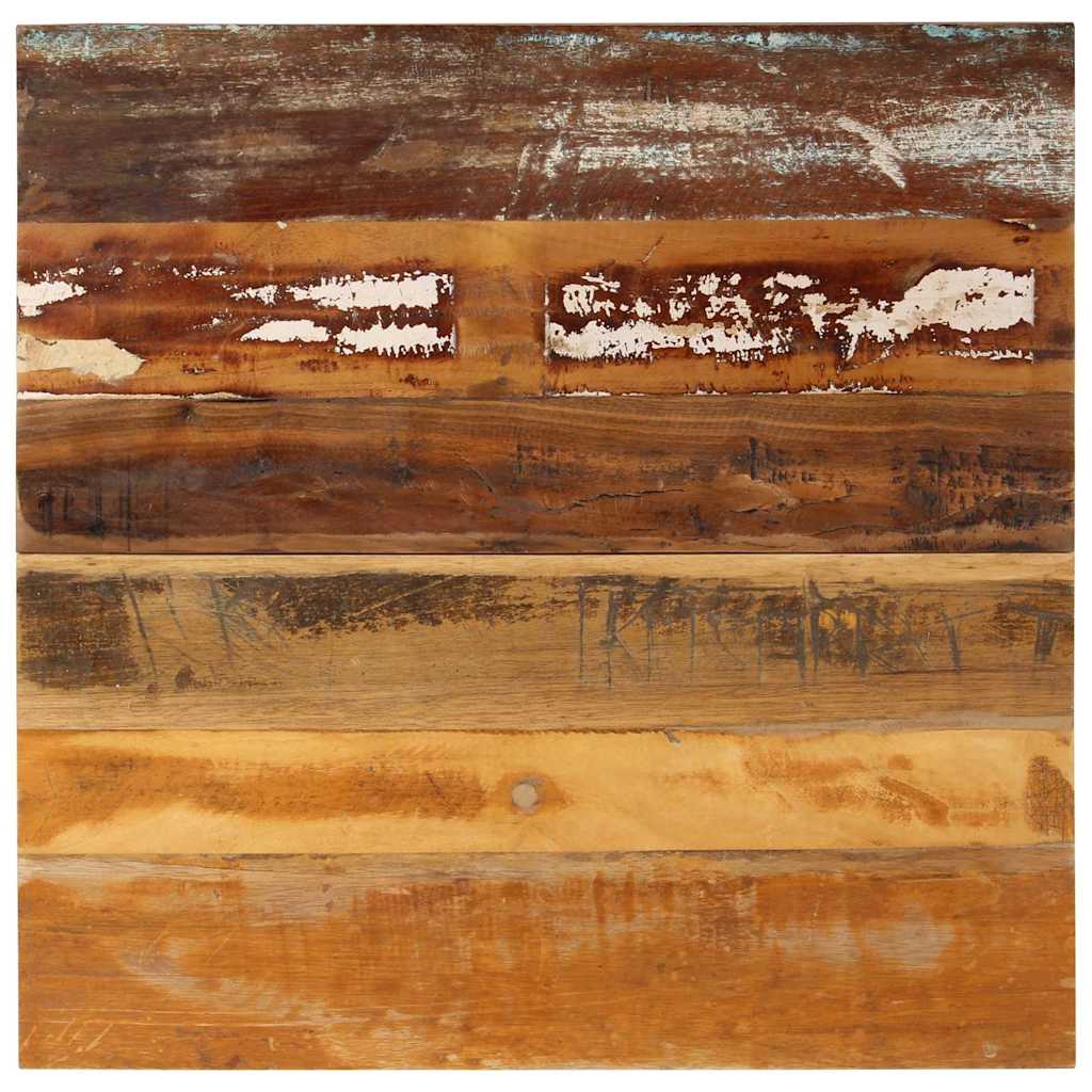 Tischplatte Quadratisch 70x70 cm 15-16 mm Altholz Massiv