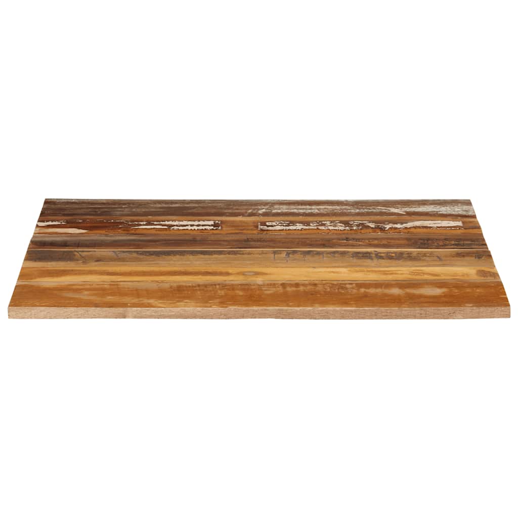 Tischplatte Quadratisch 70x70 cm 15-16 mm Altholz Massiv