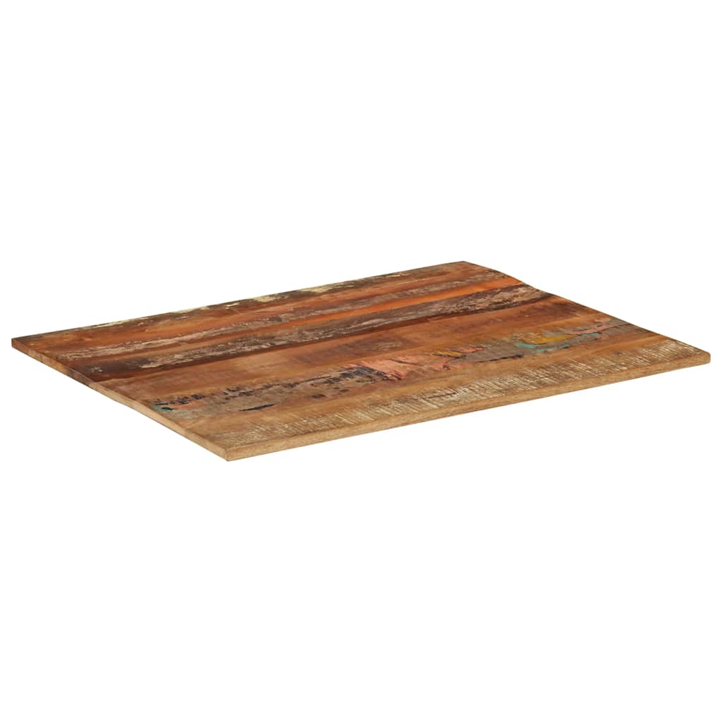 Tischplatte Rechteckig 70x90 cm 15-16 mm Altholz Massiv
