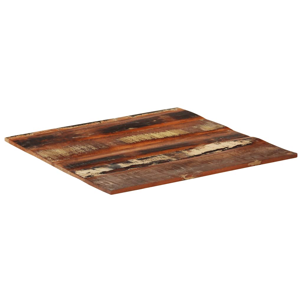 Tischplatte Quadratisch 80x80 cm 15-16 mm Altholz Massiv