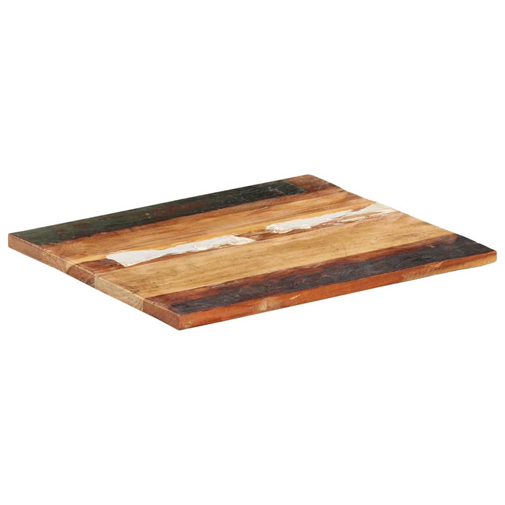 Tischplatte Rechteckig 60x70 cm 25-27 mm Altholz Massiv