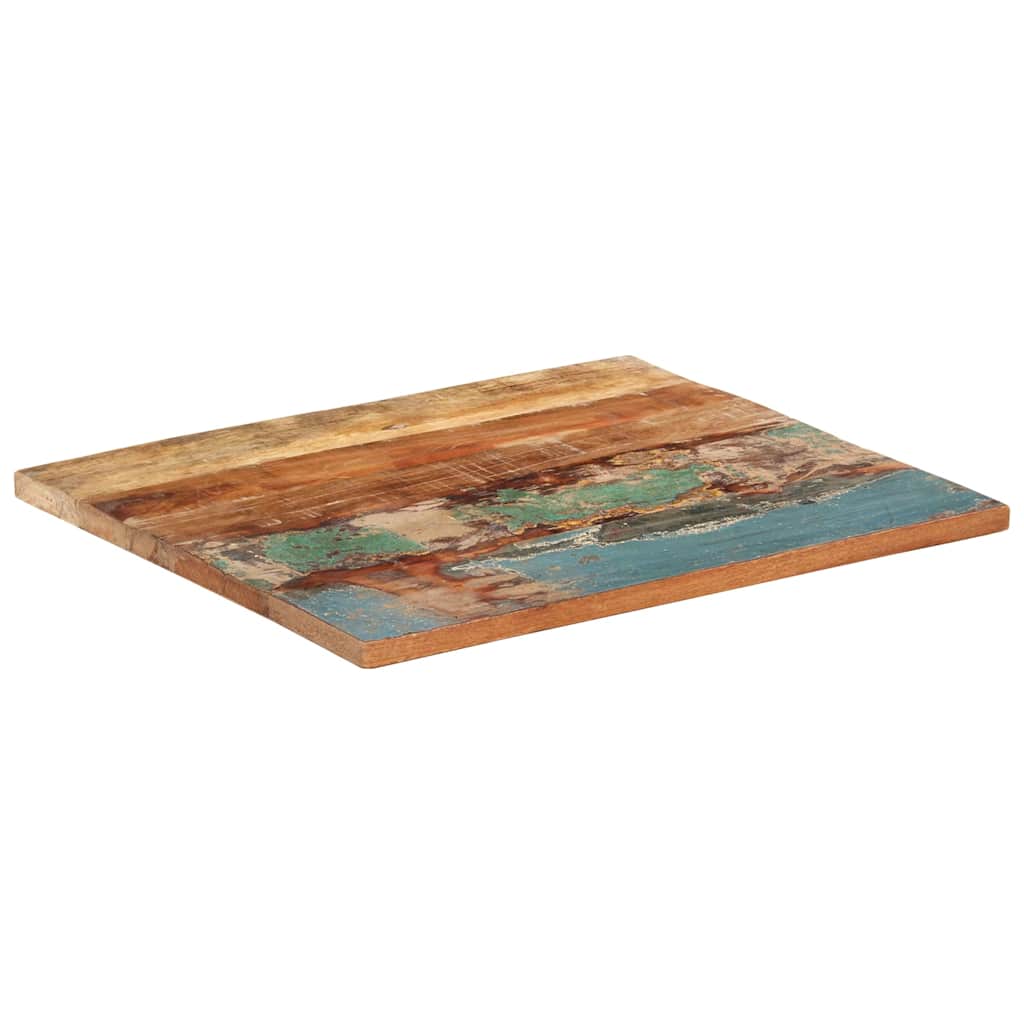 Tischplatte Rechteckig 60x70 cm 25-27 mm Altholz Massiv