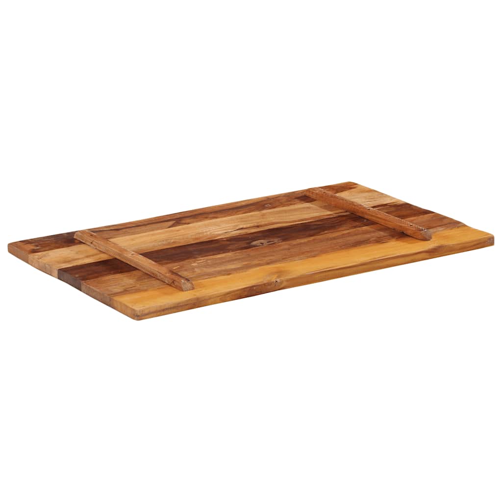 Tischplatte Rechteckig 60x100 cm 25-27 mm Altholz Massiv