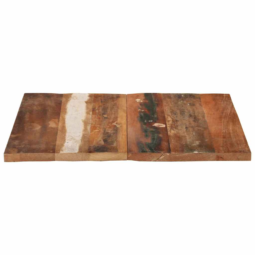 Tischplatte Quadratisch 70x70 cm 25-27 mm Altholz Massiv