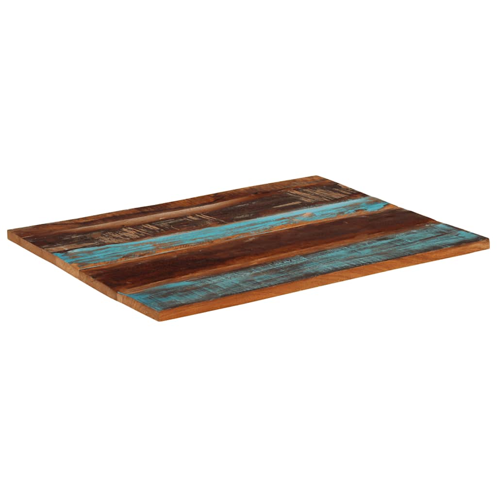 Tischplatte Rechteckig 70x90 cm 25-27 mm Altholz Massiv