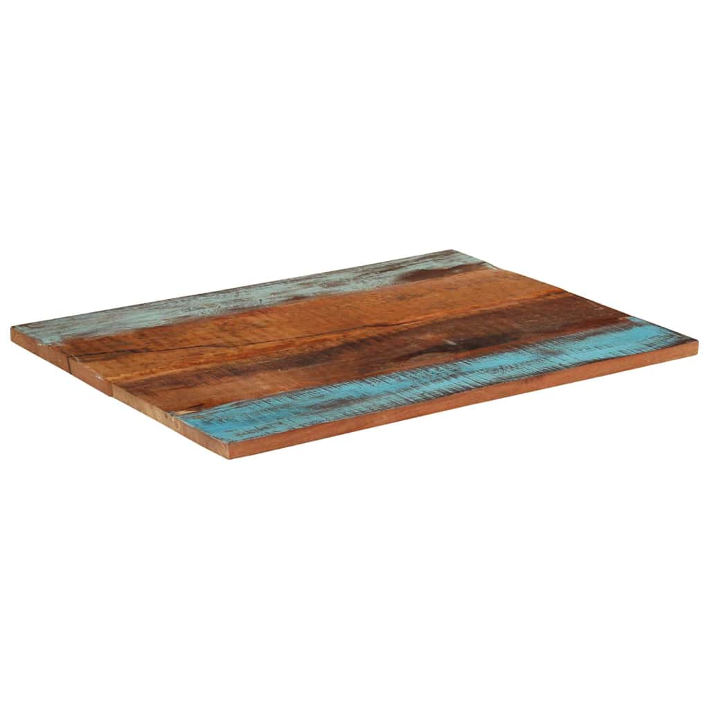 Tischplatte Rechteckig 70x90 cm 25-27 mm Altholz Massiv