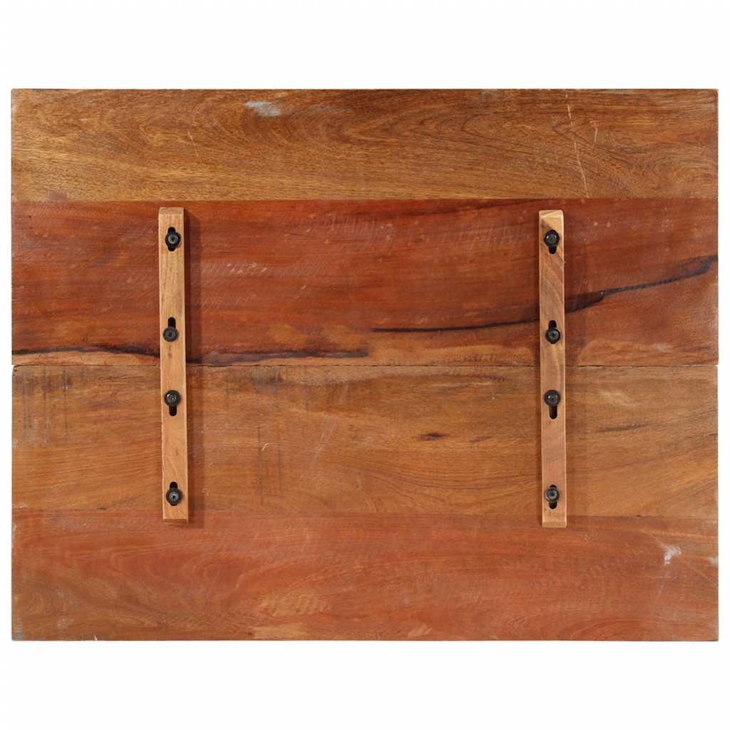 Tischplatte Rechteckig 70x90 cm 25-27 mm Altholz Massiv