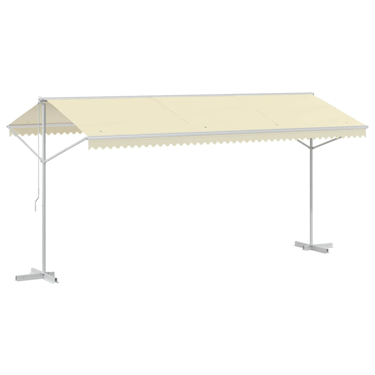 Freistehende Markise 500x300 cm Creme