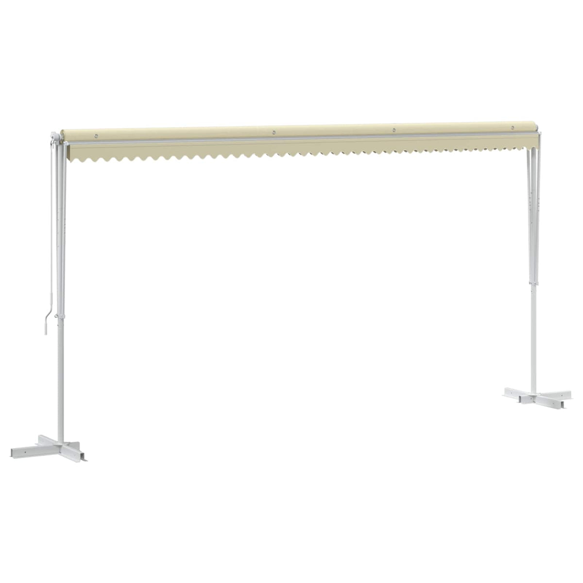 Freistehende Markise 500x300 cm Creme