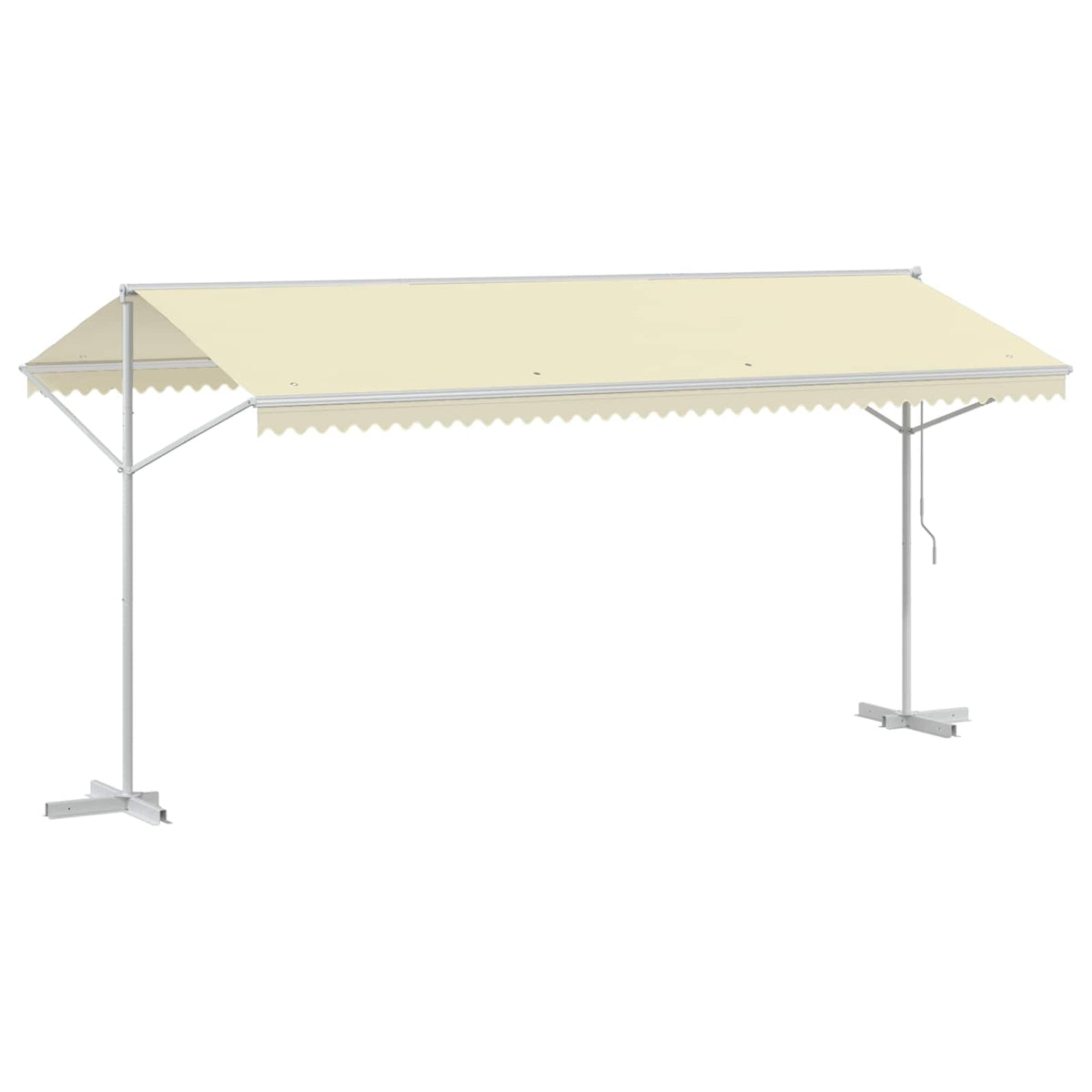 Freistehende Markise 500x300 cm Creme