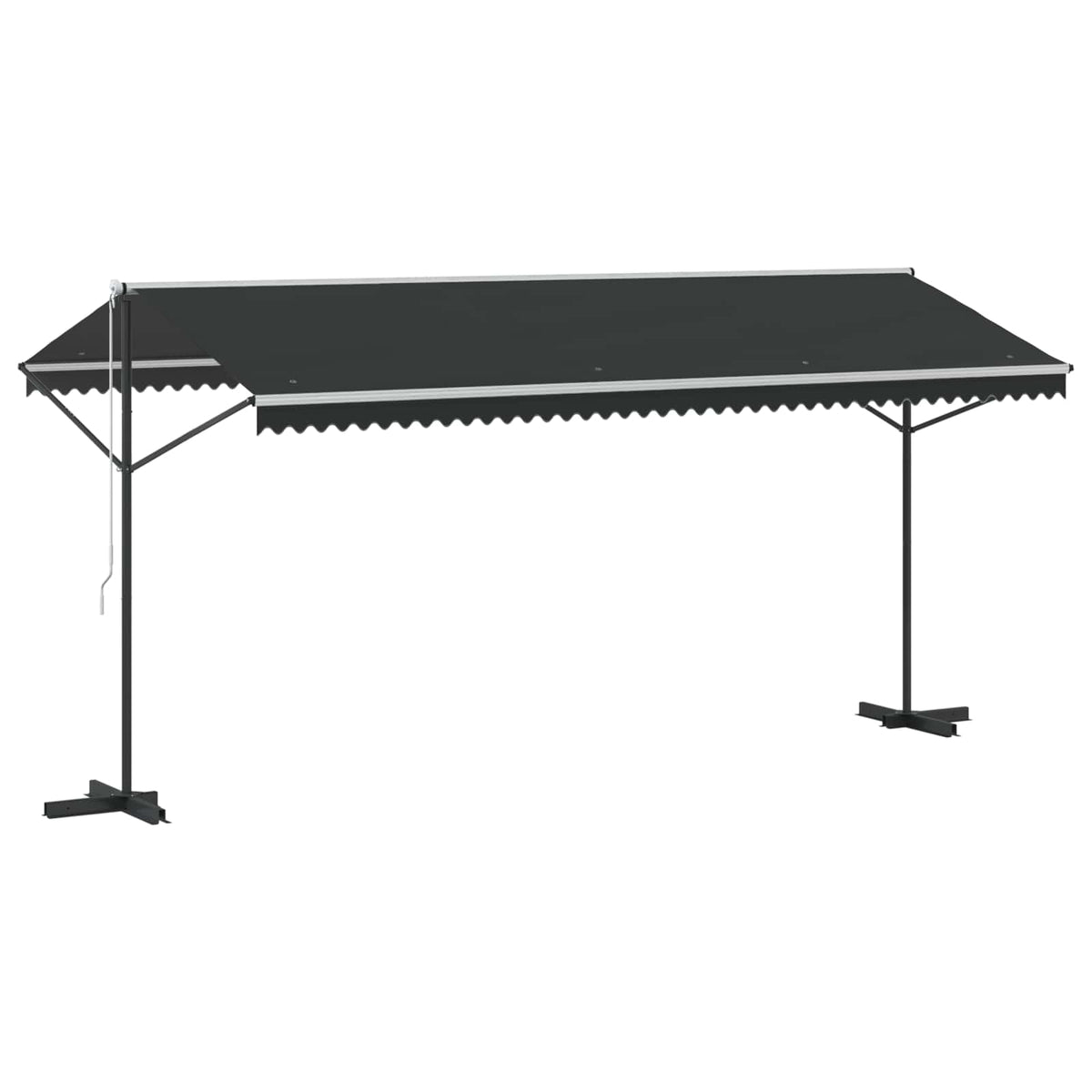 Freistehende Markise 500x300 cm Anthrazit