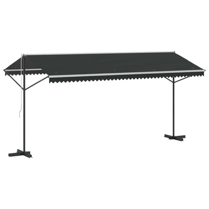 Freistehende Markise 500x300 cm Anthrazit