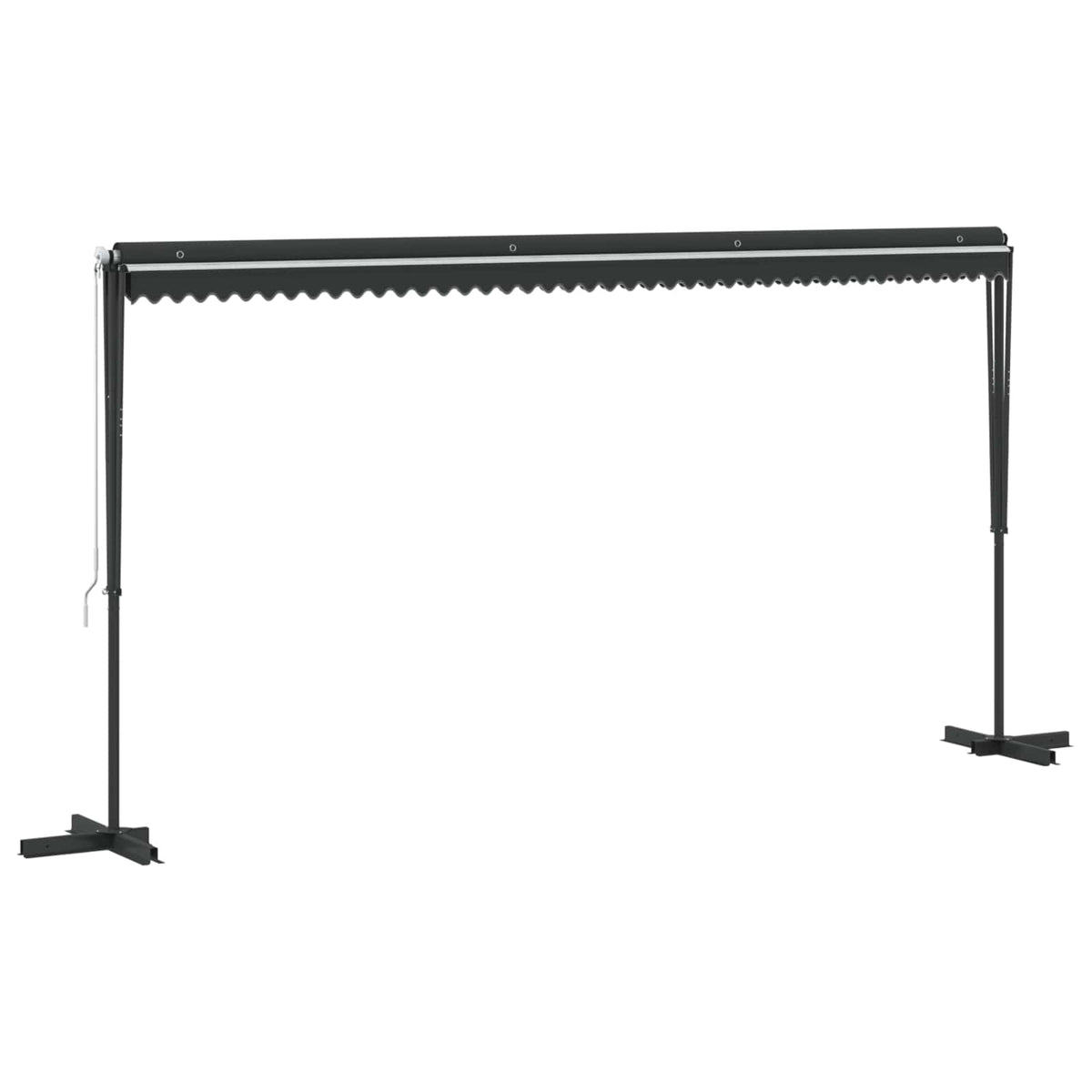 Freistehende Markise 500x300 cm Anthrazit