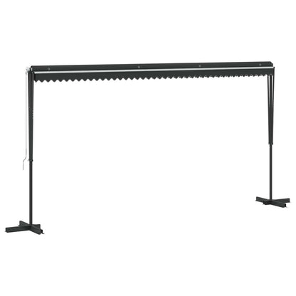Freistehende Markise 500x300 cm Anthrazit