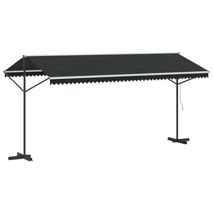 Freistehende Markise 500x300 cm Anthrazit
