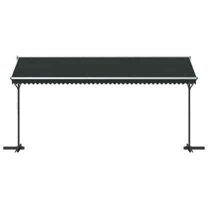 Freistehende Markise 500x300 cm Anthrazit